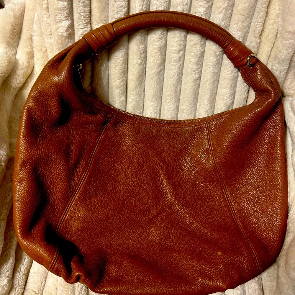 MICHAEL Michael Kors Brown Leather Hobo Bag